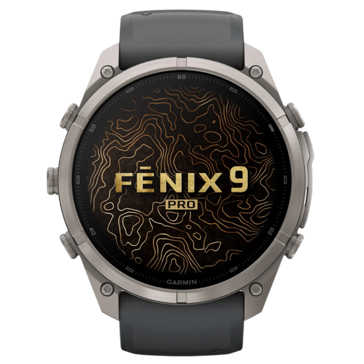 Garmin Fenix 9 Pro 51mm AMOLED Sapphire Titanium with Graphite/Black Silicone Band (010-04337-25/26)
