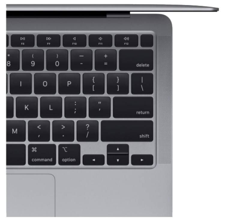 MacBook Air 13, M1, Silver, 256GB, 8 CPU / 7 GPU, 16GB RAM (Z12700023, Z127000FK) (2020) бу (Як Новий)