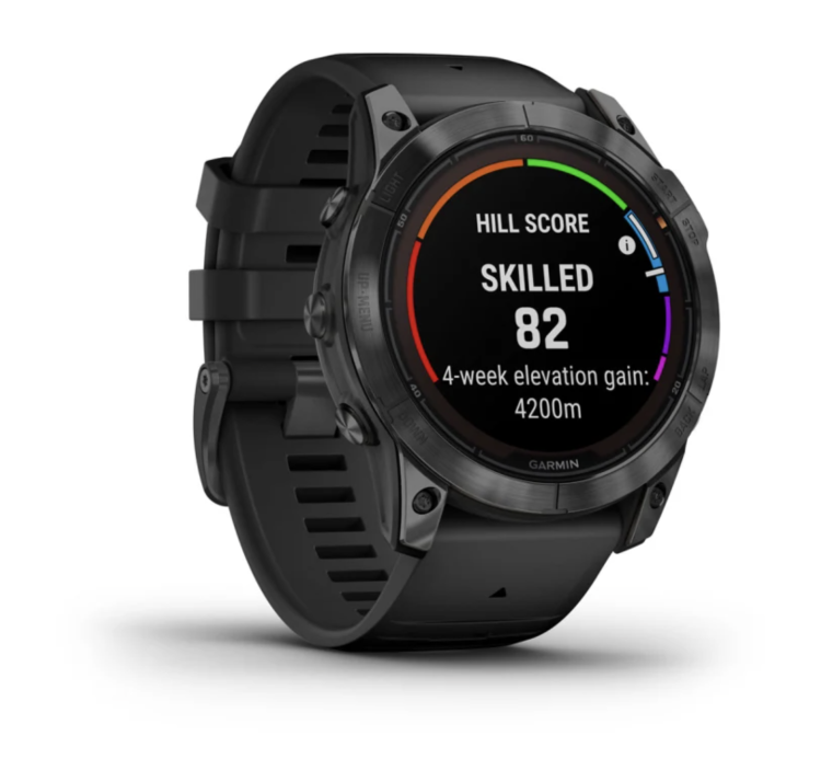 Garmin Fenix 7X Pro Solar Slate Gray with Black Band (010-02778-00/01)