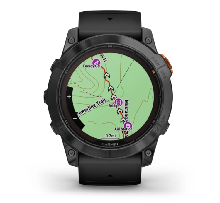Garmin Fenix 7X Pro Solar Slate Gray with Black Band (010-02778-00/01)