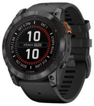 Garmin Fenix 7X Pro Solar Slate Gray with Black Band (010-02778-00/01)