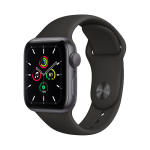 Apple Watch SE 44mm Space Gray Aluminum Case with Black Sport Band (MYDT2) бу Apple Watch SE 44mm Space Gray Aluminum Case with Black Sport Band (MYDT2) бу