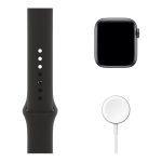 Apple Watch SE 44mm Space Gray Aluminum Case with Black Sport Band (MYDT2) бу Apple Watch SE 44mm Space Gray Aluminum Case with Black Sport Band (MYDT2) бу