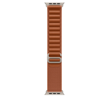 Ремінець Apple Alpine Loop для Apple Watch 49/46/45/44mm Terra Cotta - M - Natural Titanium