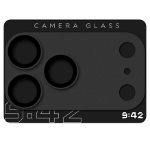 Захисне скло 9:42 Full Cover для камери iPhone 18 Pro Max (Black)
