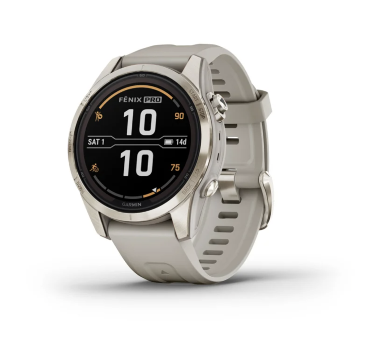 Garmin Fenix 7S Pro Sapphire Solar Soft Gold with Light Sand Band (010-02776-14/15) Garmin Fenix 7S Pro Sapphire Solar Soft Gold with Light Sand Band (010-02776-14/15)