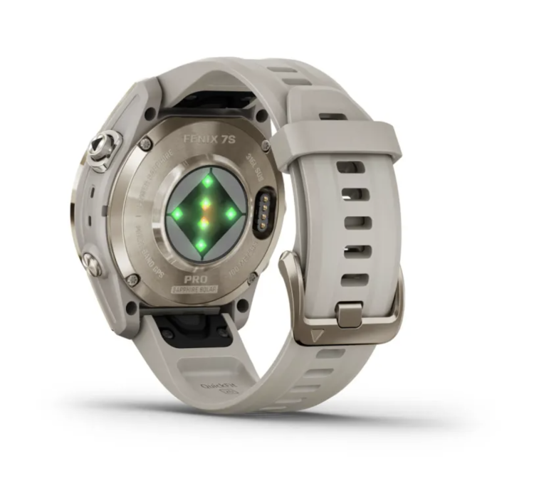 Garmin Fenix 7S Pro Sapphire Solar Soft Gold with Light Sand Band (010-02776-14/15)