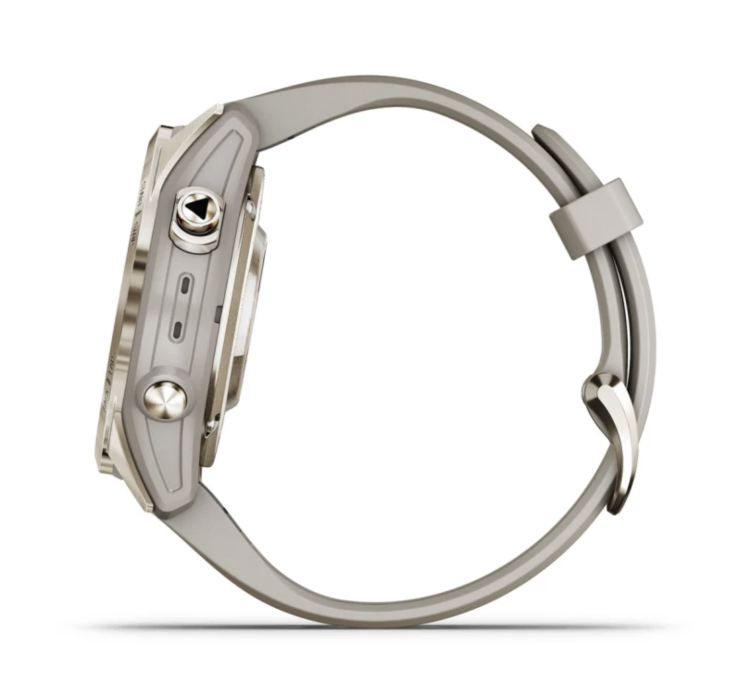 Garmin Fenix 7S Pro Sapphire Solar Soft Gold with Light Sand Band (010-02776-14/15)