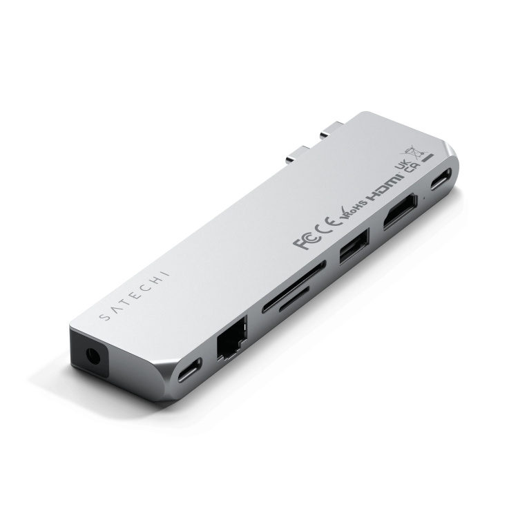 Адаптер Satechi Aluminum USB-C Pro Hub Max Adapter (ST-UCPHMXS)