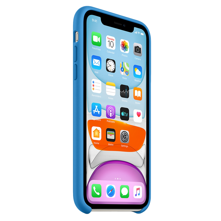 Чохол Smart Silicone Case для iPhone 11 Original (FoxConn) (Surf Blue)