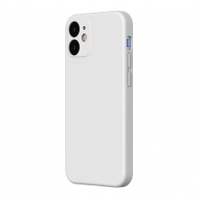 Чехол Baseus для iPhone 12/12 Pro Liquid Silica Gel Series (White)