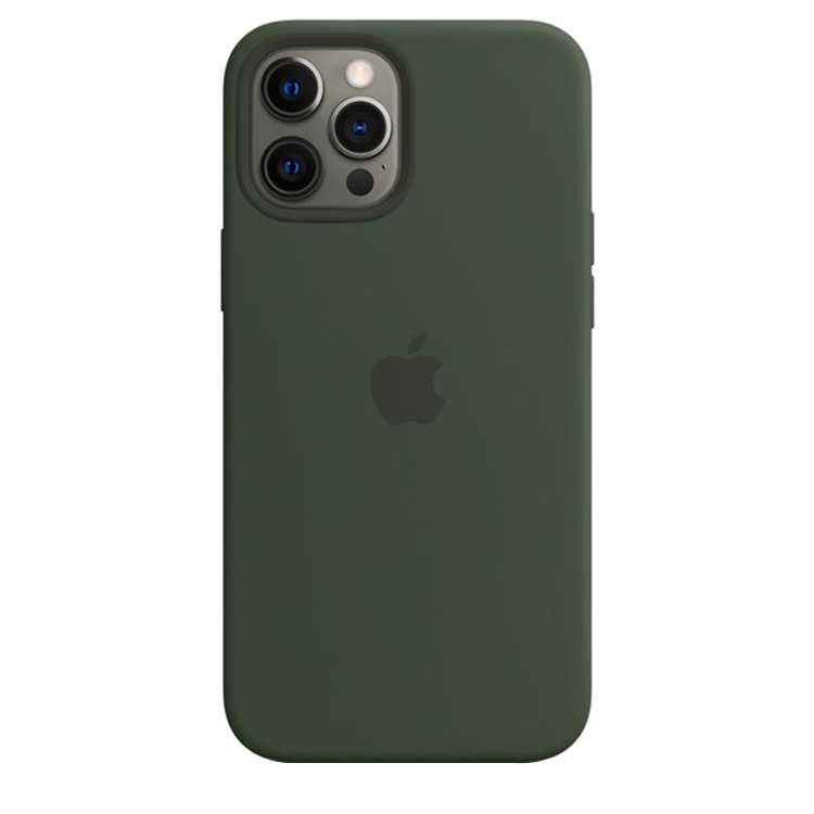 Чехол Silicone Case для iPhone 12 Pro Max (FoxConn) (Cyprus Green)
