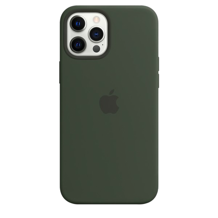 Чохол Silicone Case для iPhone 12 Pro Max (FoxConn) (Cyprus Green)