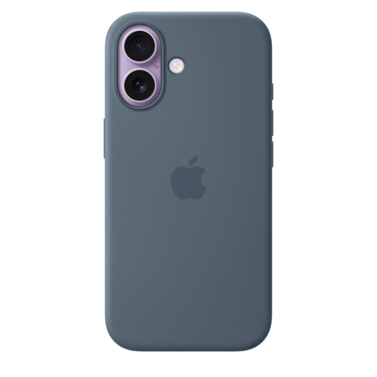 Чохол Apple Silicone Case with Magsafe для iPhone 17 Anchor Blue (MGEW4)