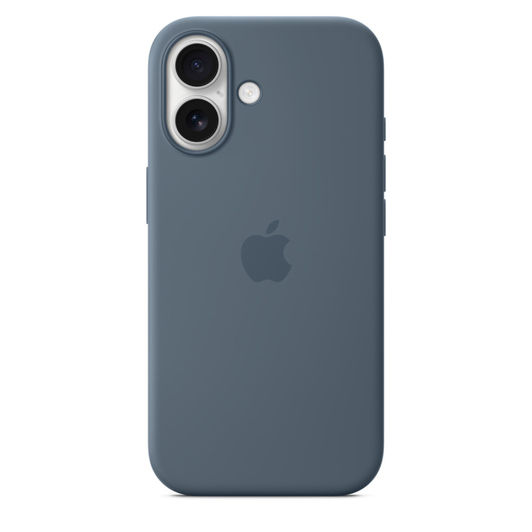 Чохол Apple Silicone Case with Magsafe для iPhone 17 Anchor Blue (MGEW4)