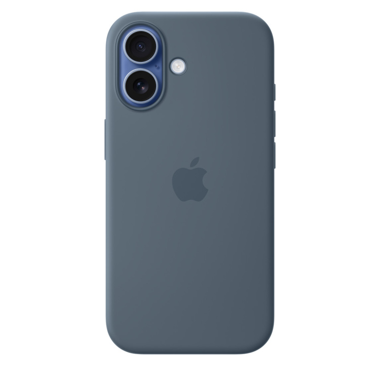 Чохол Apple Silicone Case with Magsafe для iPhone 17 Anchor Blue (MGEW4)