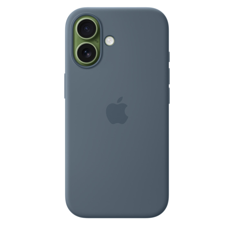 Чохол Apple Silicone Case with Magsafe для iPhone 17 Anchor Blue (MGEW4)