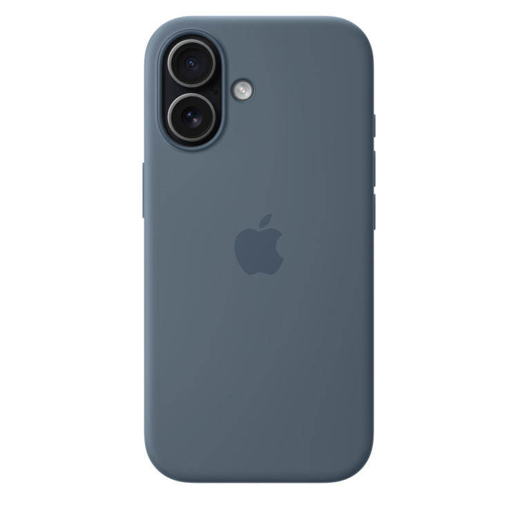 Чохол Apple Silicone Case with Magsafe для iPhone 17 Anchor Blue (MGEW4)