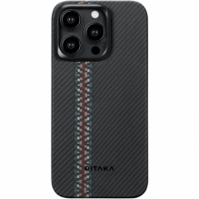Чехол Pitaka для iPhone 15 Pro Max Fusion Weaving Series (Rhapsody)