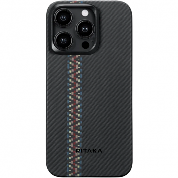 Чехол Pitaka для iPhone 15 Pro Max Fusion Weaving Series (Rhapsody)