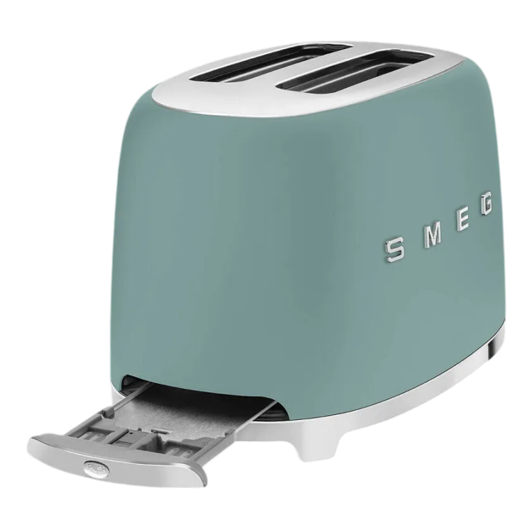 Тостер SMEG (TSF01EGMEU) (Matt Emerald Green)