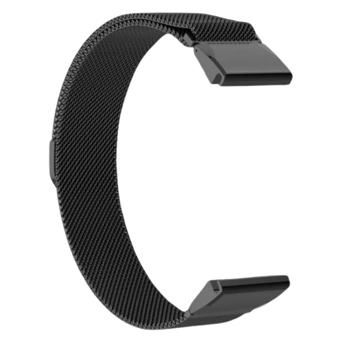 Ремінець Milanese Magnetic Strap для Garmin 20 mm Black (ARM85721)