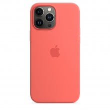 Silicone Case with MagSafe and Animation для iPhone 13 Pro Max (FoxConn) (Pink Pomelo)