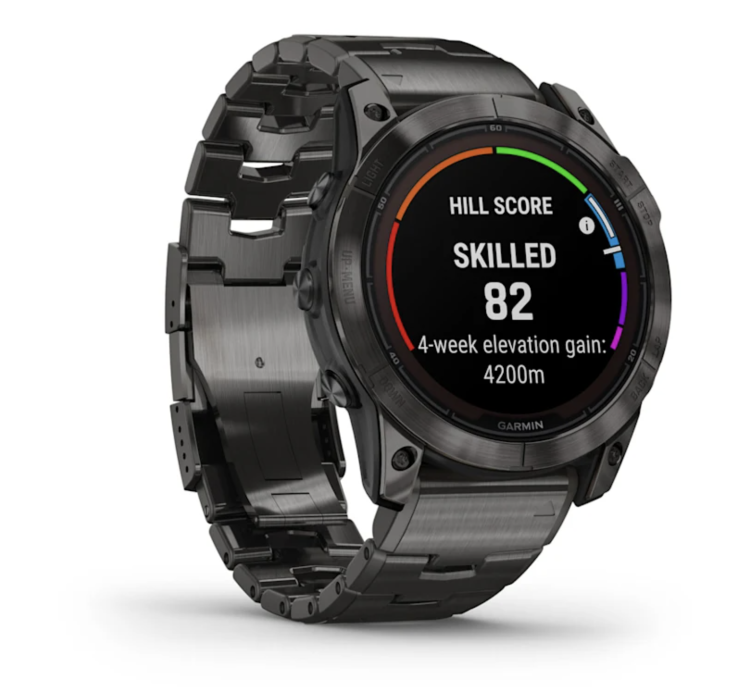 Garmin Fenix 7X Pro Sapphire Solar Carbon Gray DLC Titanium with Titanium Band (010-02778-30)