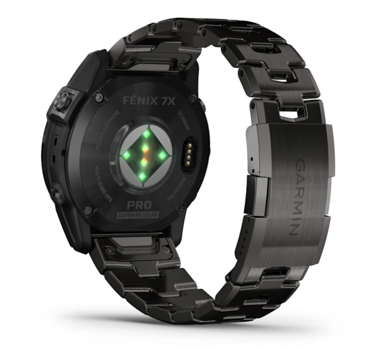 Garmin Fenix 7X Pro Sapphire Solar Carbon Gray DLC Titanium with Titanium Band (010-02778-30)