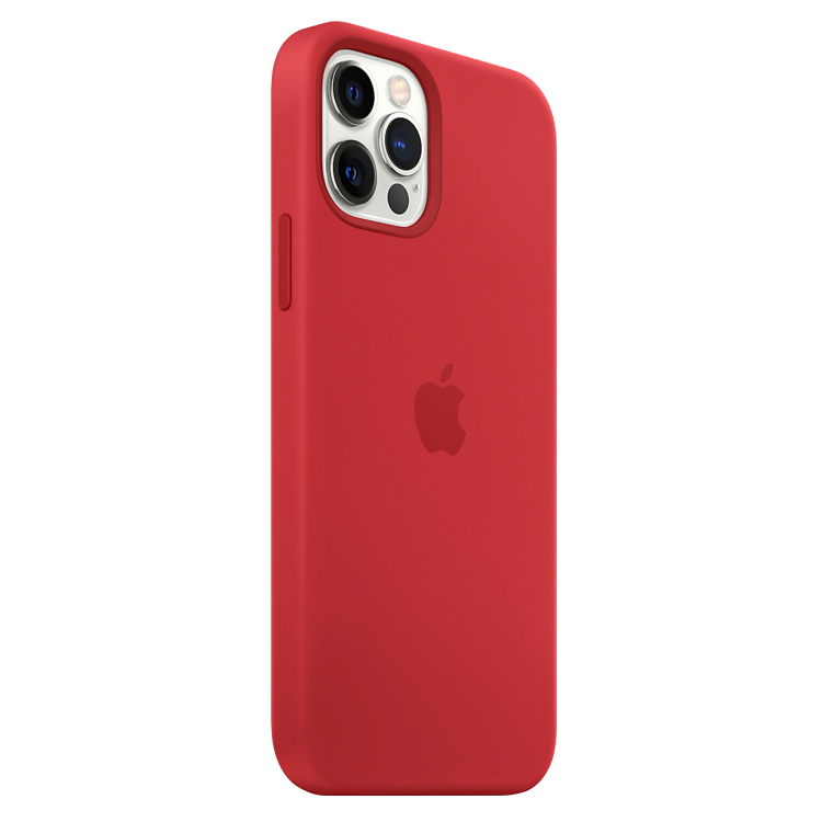 Чохол Apple Silicone Case для iPhone 12 Pro Max with MagSafe (Red)