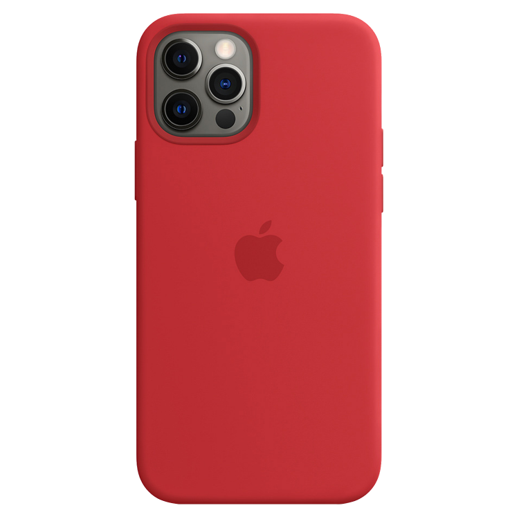 Чехол Apple Silicone Case для iPhone 12 Pro Max with MagSafe (Red)