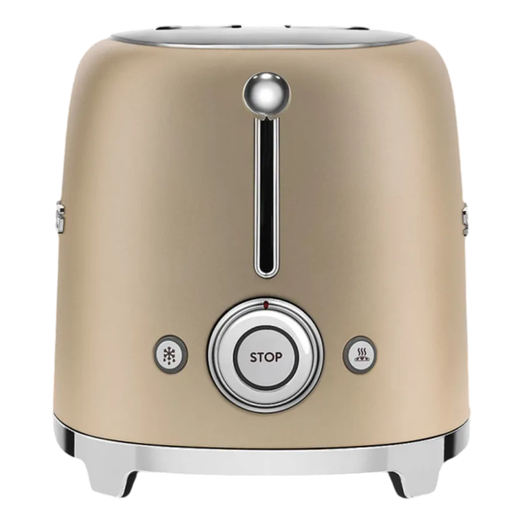 Тостер SMEG (TSF01CHMEU) (Matte Champagne) Тостер SMEG (TSF01CHMEU) (Matte Champagne)