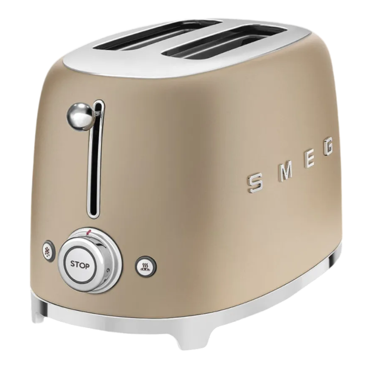 Тостер SMEG (TSF01CHMEU) (Matte Champagne) Тостер SMEG (TSF01CHMEU) (Matte Champagne)