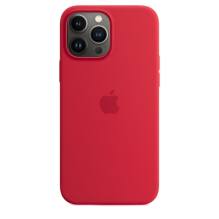 Silicone Case для iPhone 13 Pro Max (FoxConn) (Red)