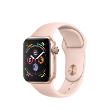 Apple Watch Series 4 GPS 40mm Gold Aluminum Case with Pink Sand Sport Band (MU682) Apple Watch Series 4 GPS 40mm Gold Aluminum Case with Pink Sand Sport Band (MU682)