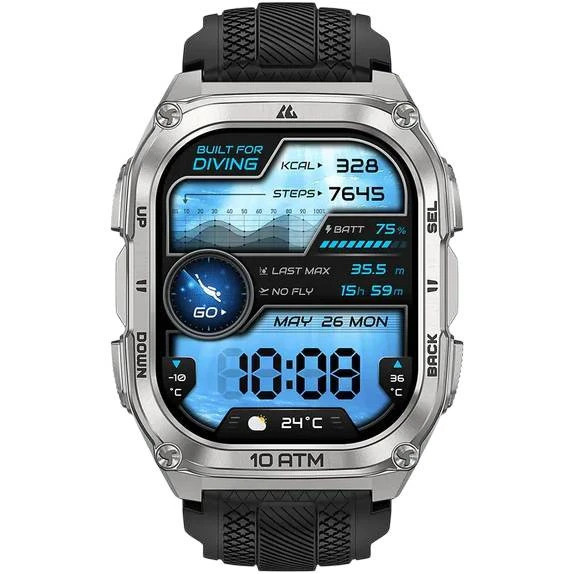 Смарт-годинник KOSPET TANK M4 SILVER