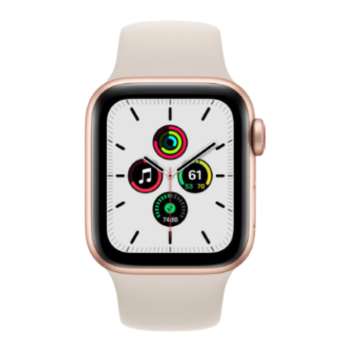 Apple Watch SE GPS + Cellular 40mm Gold Aluminum Case w. Starlight S. Band (MKQN3, MKQX3) Open Box