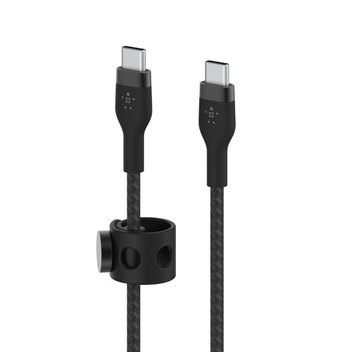 Кабель Belkin Braided Silicone USB-C 1m Black (CAB011BT1MBK)