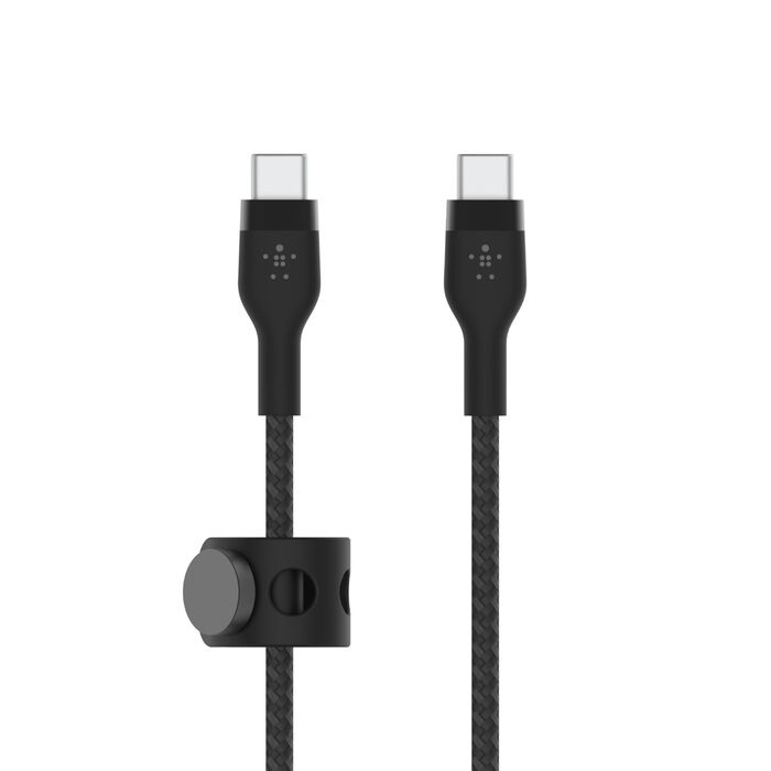 Кабель Belkin Braided Silicone USB-C 1m Black (CAB011BT1MBK)