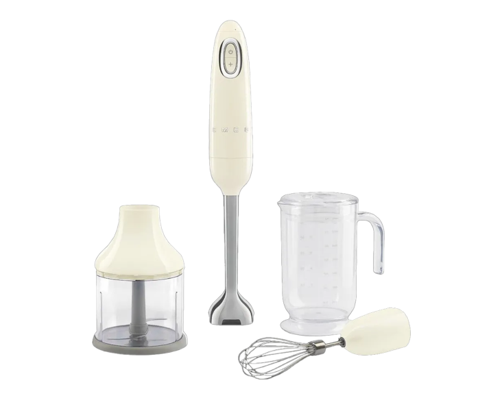Блендер занурювальний SMEG з аксесуарами Creme HBF03CREU Блендер занурювальний SMEG з аксесуарами Creme HBF03CREU
