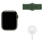 Apple Watch Series 7 41mm GPS Green Aluminum Case With Clover Sport Band (MKN03) Apple Watch Series 7 41mm GPS Green Aluminum Case With Clover Sport Band (MKN03)