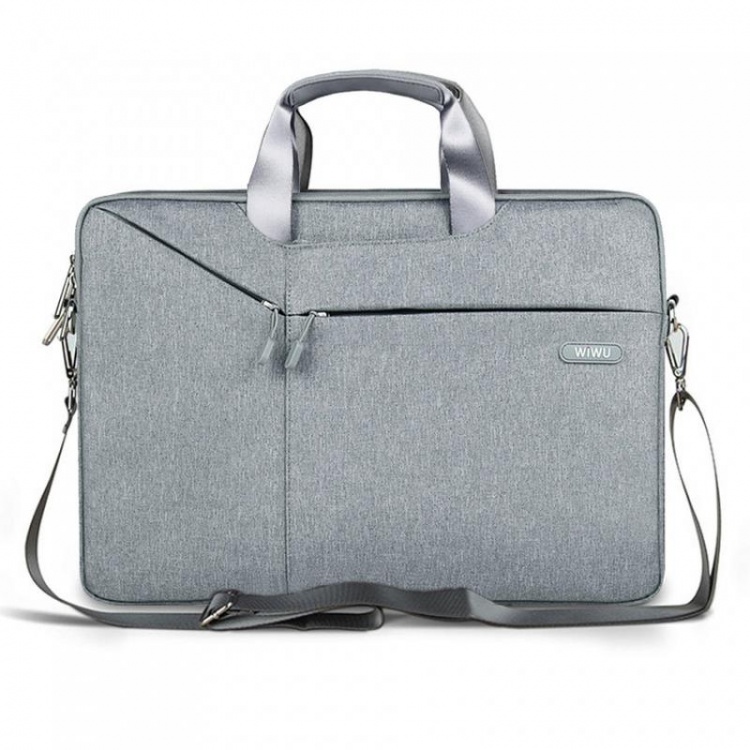 Чехол-сумка WIWU для MacBook 17" City Commuter Series (Light Grey)