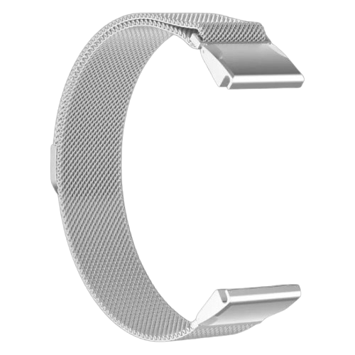 Ремінець Milanese Magnetic Strap для Garmin 20 mm Silver (ARM85722)