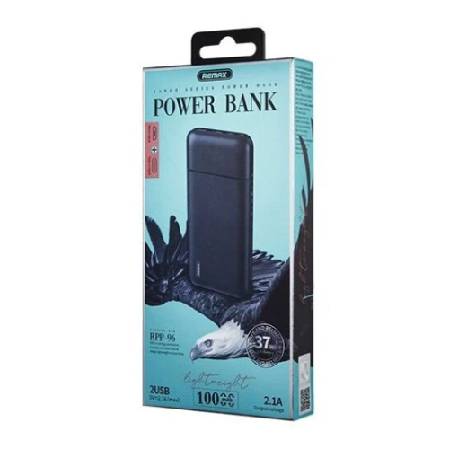 PowerBank Remax Lango RPP-96 2xUSB 10000mAh (Black)