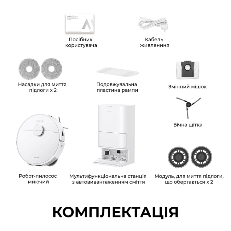 Робот-пылесос Mova E40 Ultra (RLE21SE) (EU) Робот-пылесос Mova E40 Ultra (RLE21SE) (EU)