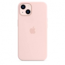 Silicone Case with MagSafe and Animation для iPhone 13 (FoxConn) (Chalk Pink)