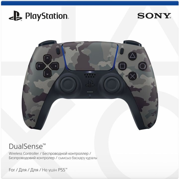 Беспроводной контроллер DualSense (PS5) Grey Camo Беспроводной контроллер DualSense (PS5) Grey Camo