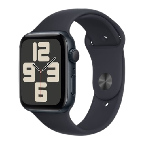 Apple Watch SE 2 2023 44mm GPS Midnight Aluminum Case with Midnight Sport Band - M/L (MRE93) бу