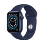 Apple Watch Series 6 44mm Blue Aluminum Case with Deep Navy Sport Band (M00J3) Apple Watch Series 6 44mm Blue Aluminum Case with Deep Navy Sport Band (M00J3)