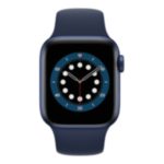 Apple Watch Series 6 44mm Blue Aluminum Case with Deep Navy Sport Band (M00J3) Apple Watch Series 6 44mm Blue Aluminum Case with Deep Navy Sport Band (M00J3)